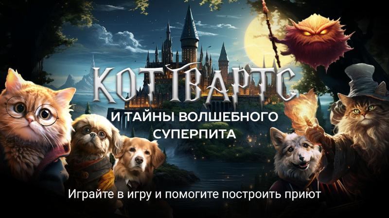 «Грифинкот или Пёсиндуй?»: фонд помощи животным создал благотворительную мини-игру по вселенной Гарри Поттера