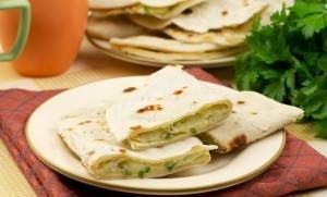 Лепёшки с картофельной начинкой