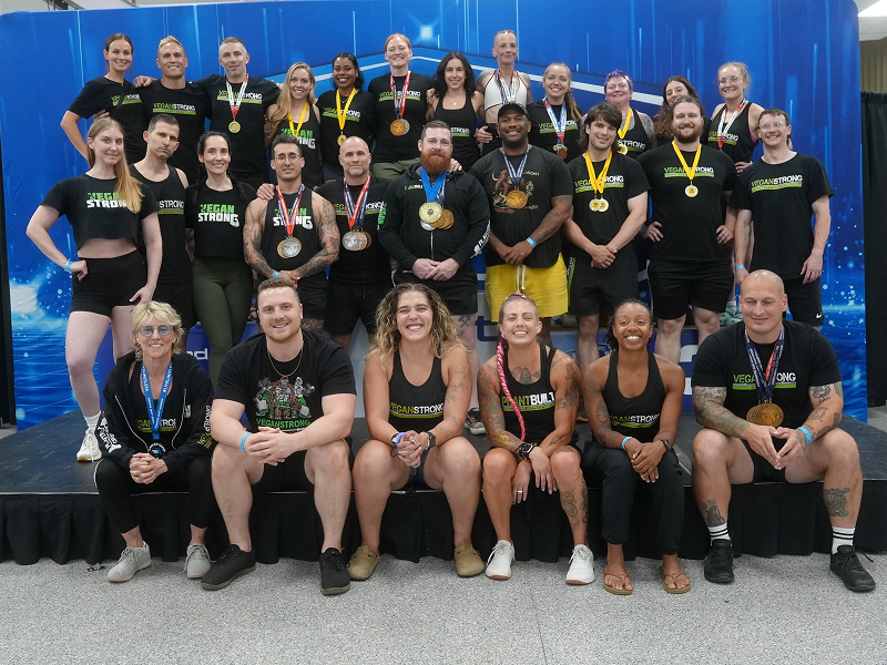 Команда веган-спортсменов завоевала 39 золотых медалей и установила новый национальный рекорд в США