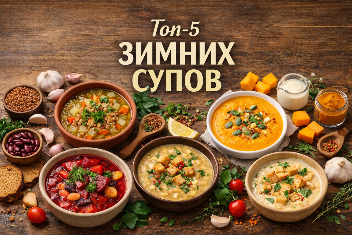 Топ-5 зимних супов