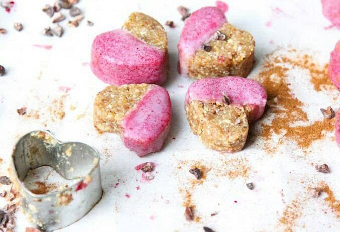 Имбирно-свекольные сердечки