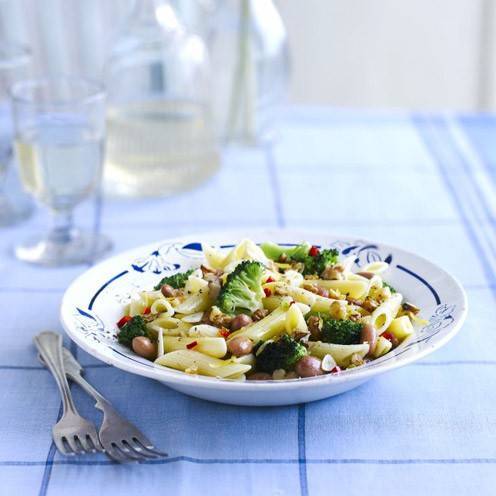 Орехово-овощной пенне