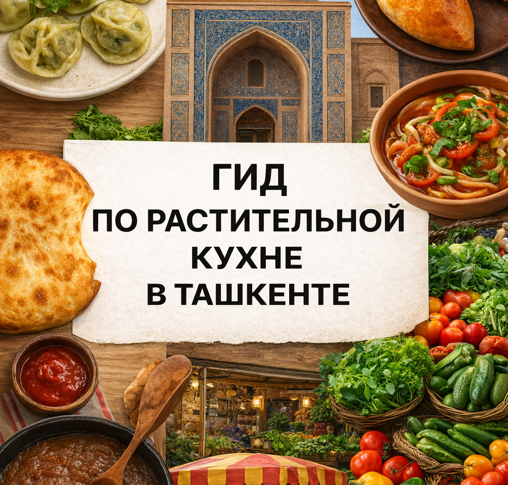 Открывая растительную кухню в Ташкенте: гид для веганов и любознательных путешественников