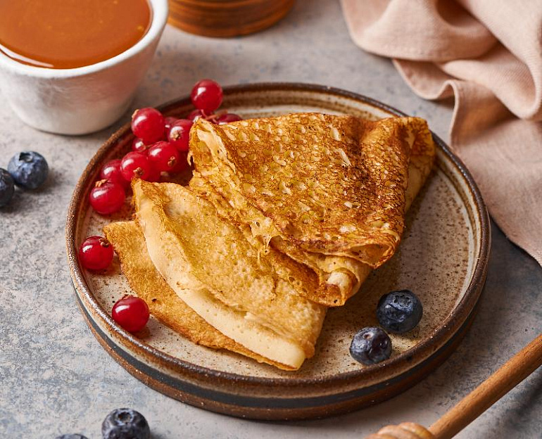 Vegan блины без сахара