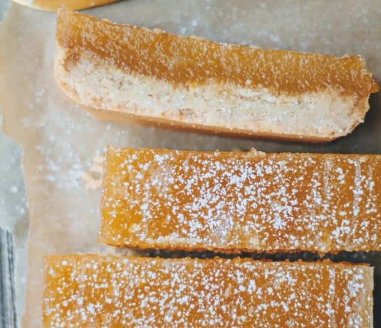 Лимонные батончики с манго