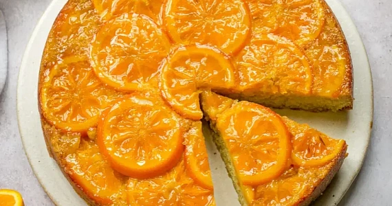 Апельсиновый веганский пирог