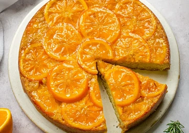 Апельсиновый веганский пирог