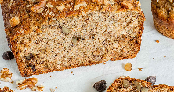 Бананово-ореховый хлеб