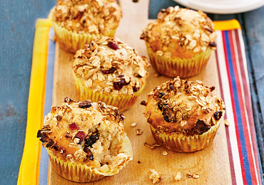 Утренние маффины с мюсли