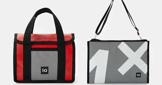 Апсайкл с историей: Lamoda превратила курьерские сумки в устойчивый мерч