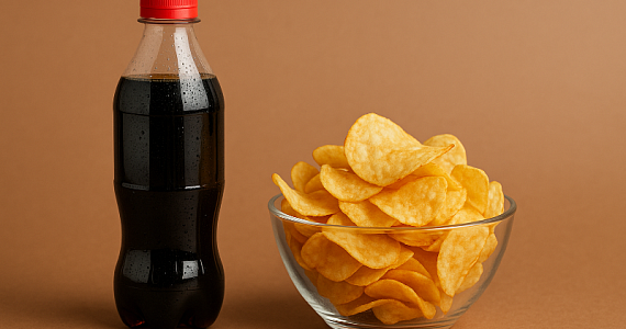 Газировку и чипсы предлагают маркировать как сигареты и алкоголь
