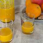 Безалкогольные шоты с куркумой и имбирем