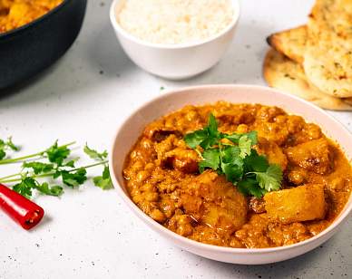 Карри с картофелем и нутом