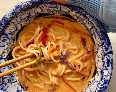 Рамен на кокосовом молоке