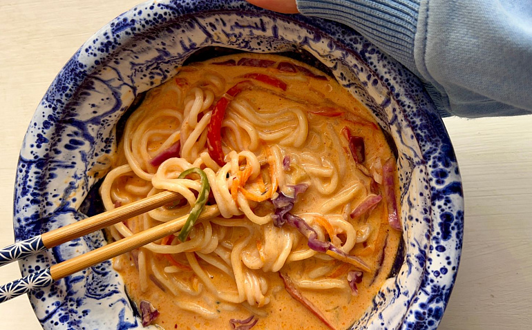 Рамен на кокосовом молоке