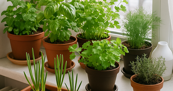 Домашний огород: выращиваем ароматную зелень сами
