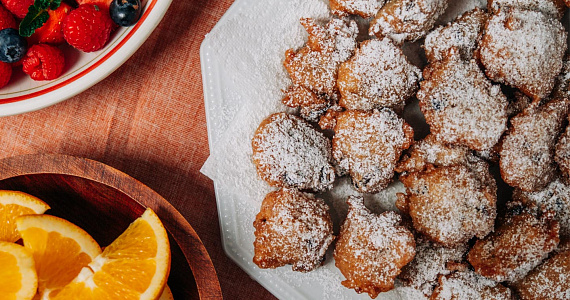 Яблочные пышки