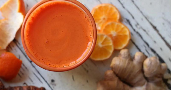 Пряный морковно-клементиновый сок